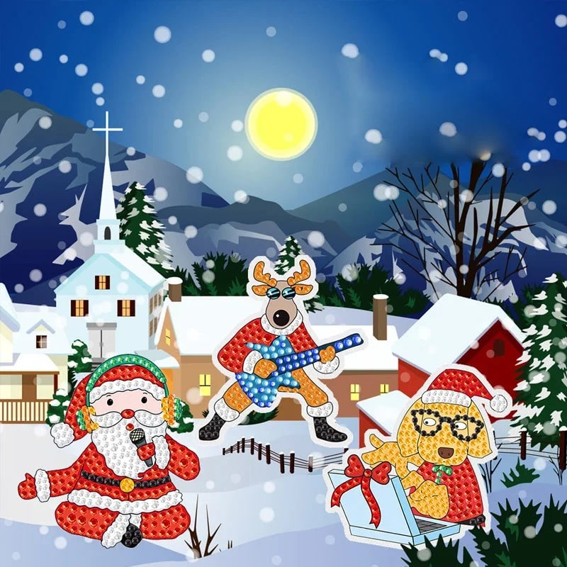 🎅Christmas Diamond Painting Sticker Kit