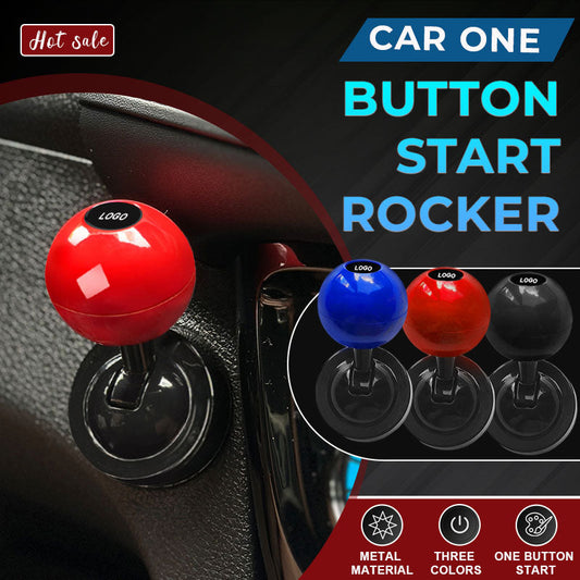 Metal one-button start joystick ball