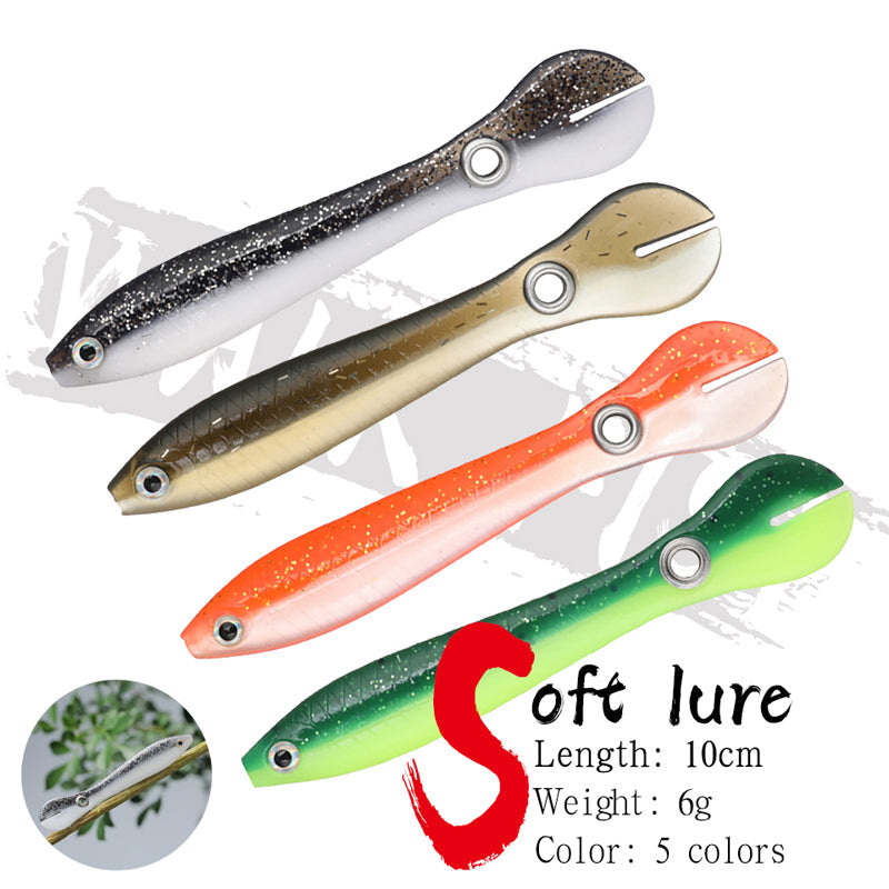 🐟Soft Plastic Mock Lure (5 pcs)