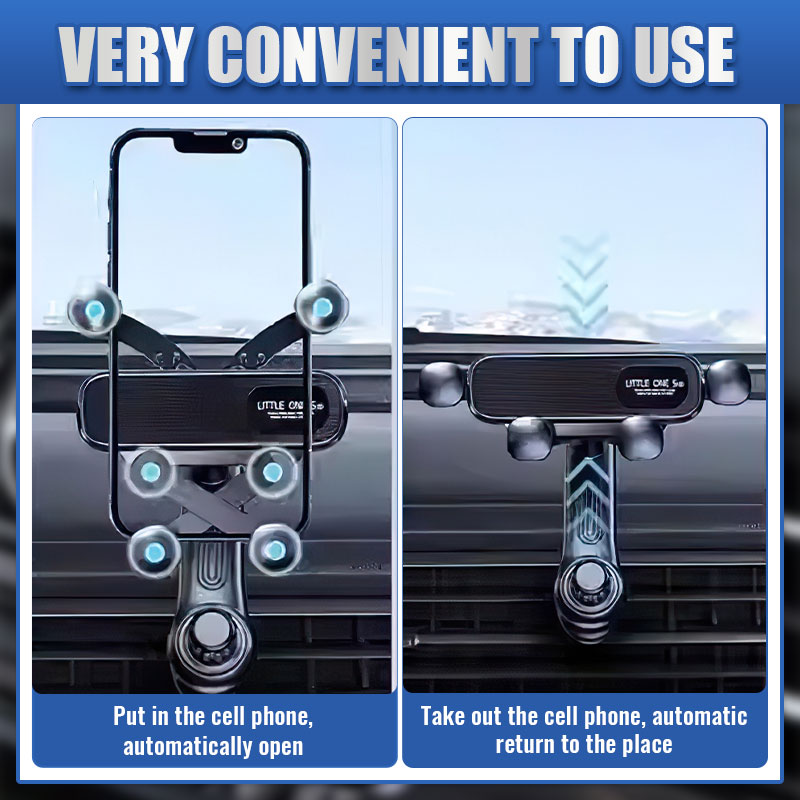 Vehicle Air Outlet Gravity Navigation Mobile Phone Holder