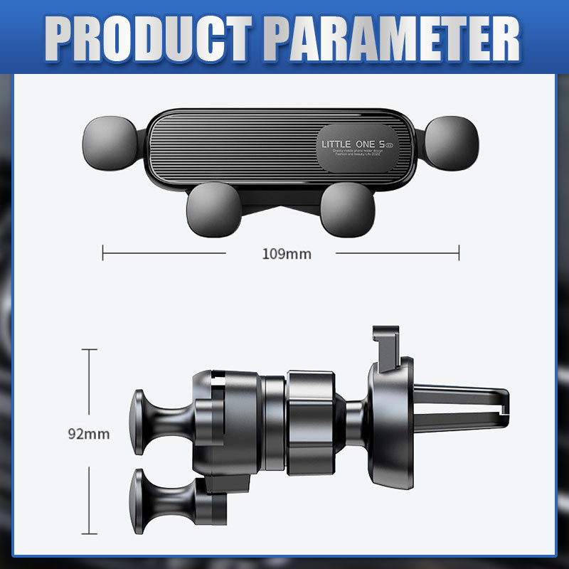 Vehicle Air Outlet Gravity Navigation Mobile Phone Holder