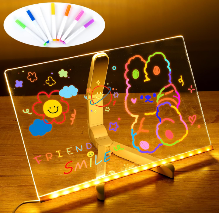 🌟Magic LED Light Drawing Pad - Release the Creativity of Children!☀