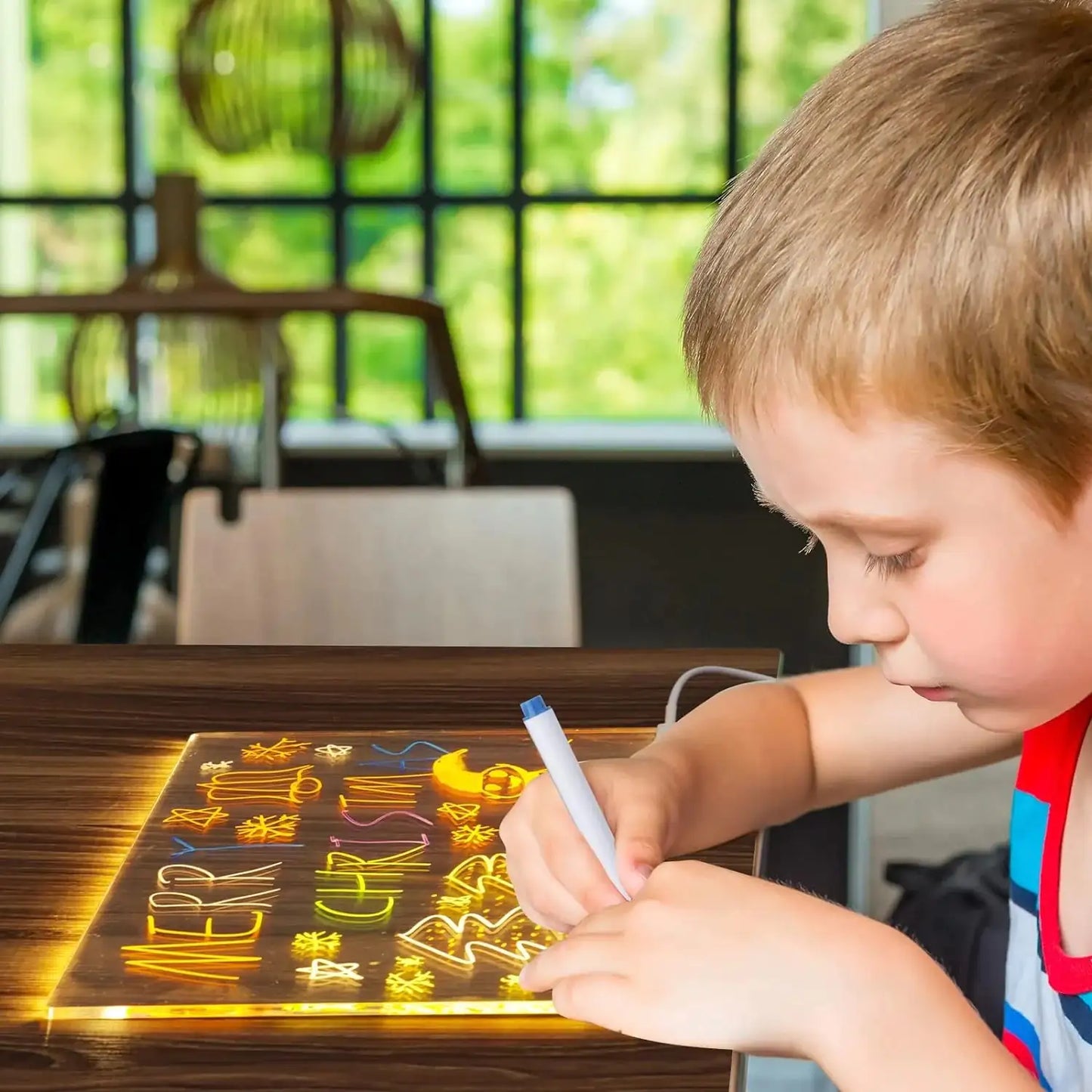 🌟Magic LED Light Drawing Pad - Release the Creativity of Children!☀